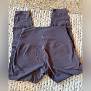 Lululemon gray 25” align leggings size 8